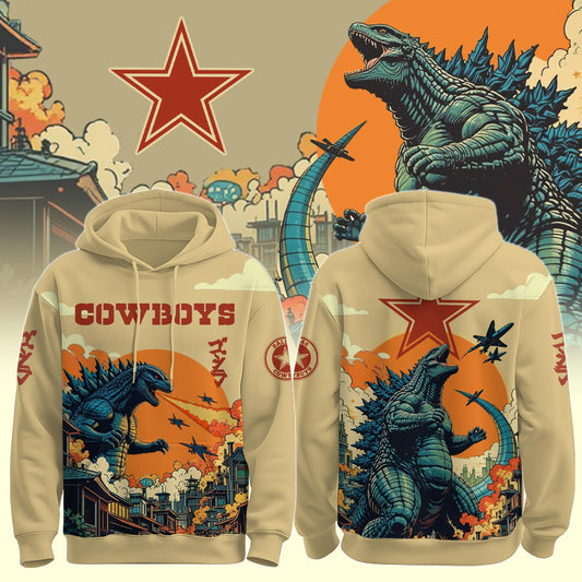 DAL Cowboys Special Godzilla Limited Edition Hoodie