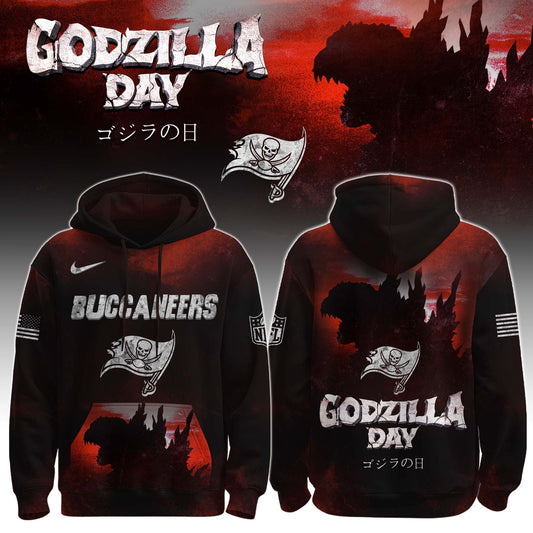 Tampa Bay Buccaneers x Happy Godzilla Day Hoodie Limited Edition