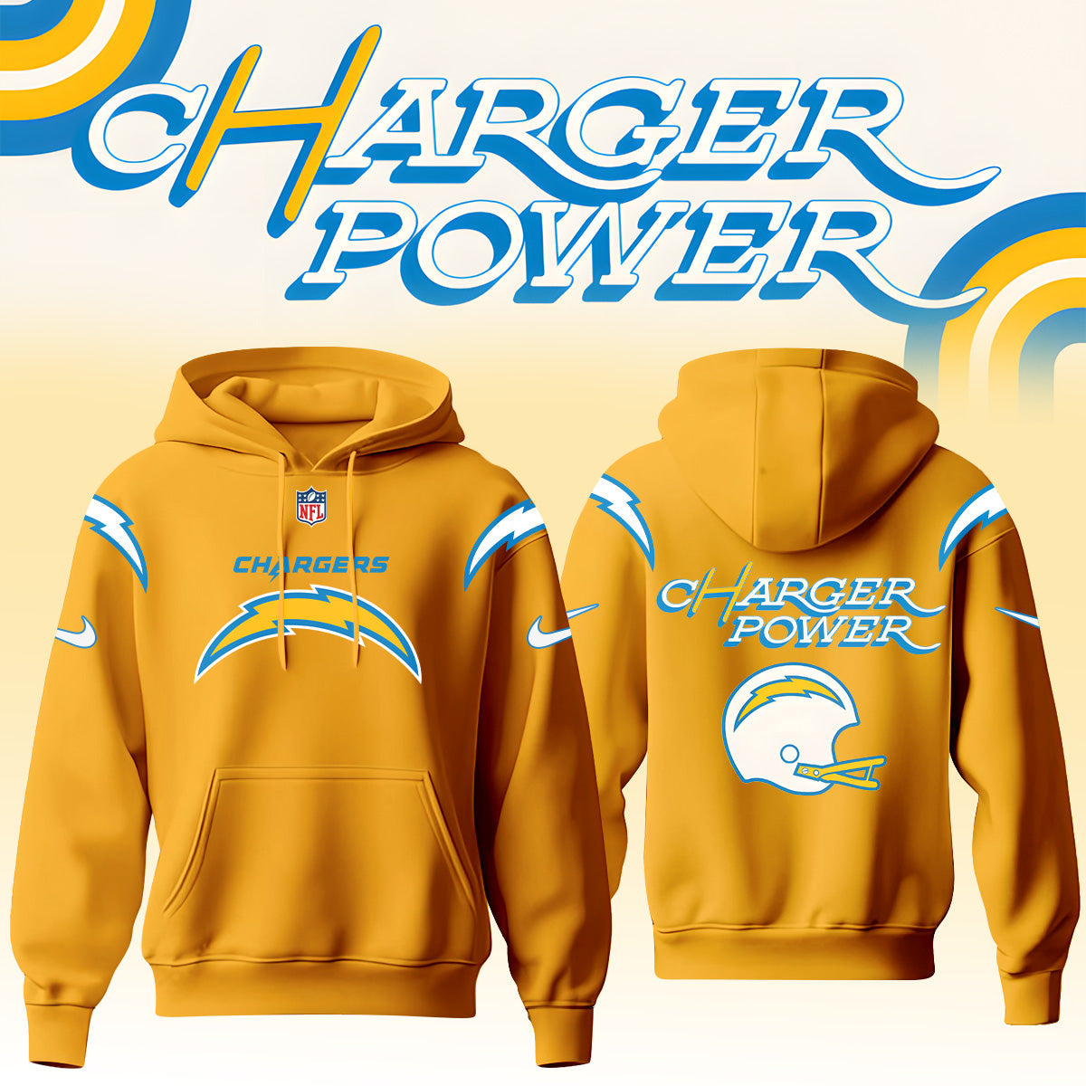 Los Angeles Chargers Power Hoodie