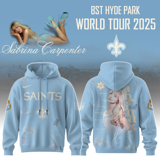 NO Saints x Sabrina Carpenter “Short n’ Sweet Tour” Hoodie Editions Limited +Selling Out Fast