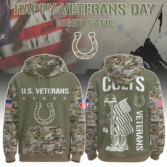 Indianapolis Colts - Veteran Day 2025 Hoodie Limited Edions