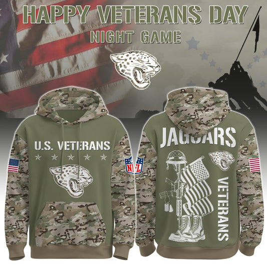 Jacksonville Jaguars - Veteran Day 2025 Hoodie Limited Edions