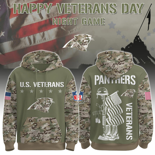 Carolina Panthers - Veteran Day 2025 Hoodie Limited Edions