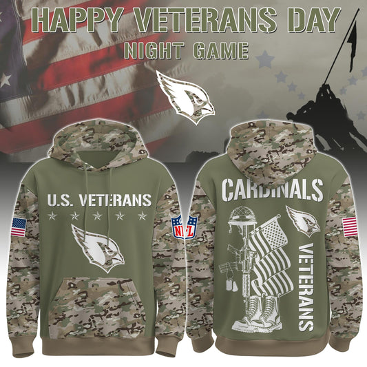 Arizona Cardinals - Veteran Day 2025 Hoodie Limited Edions