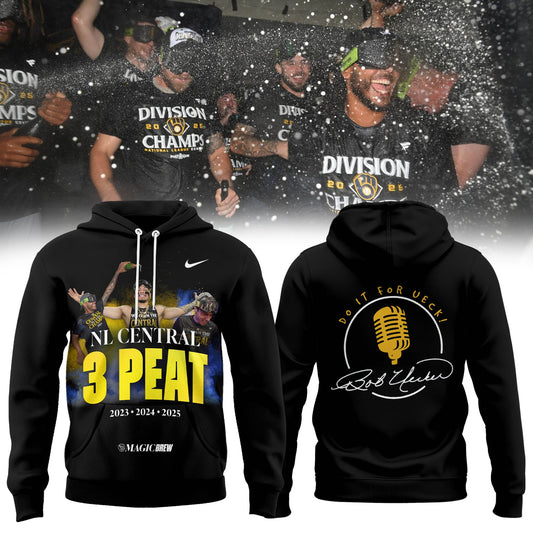 “DO IT FOR UECK!” The 2025 Brewers’ playoff merch Hoodie