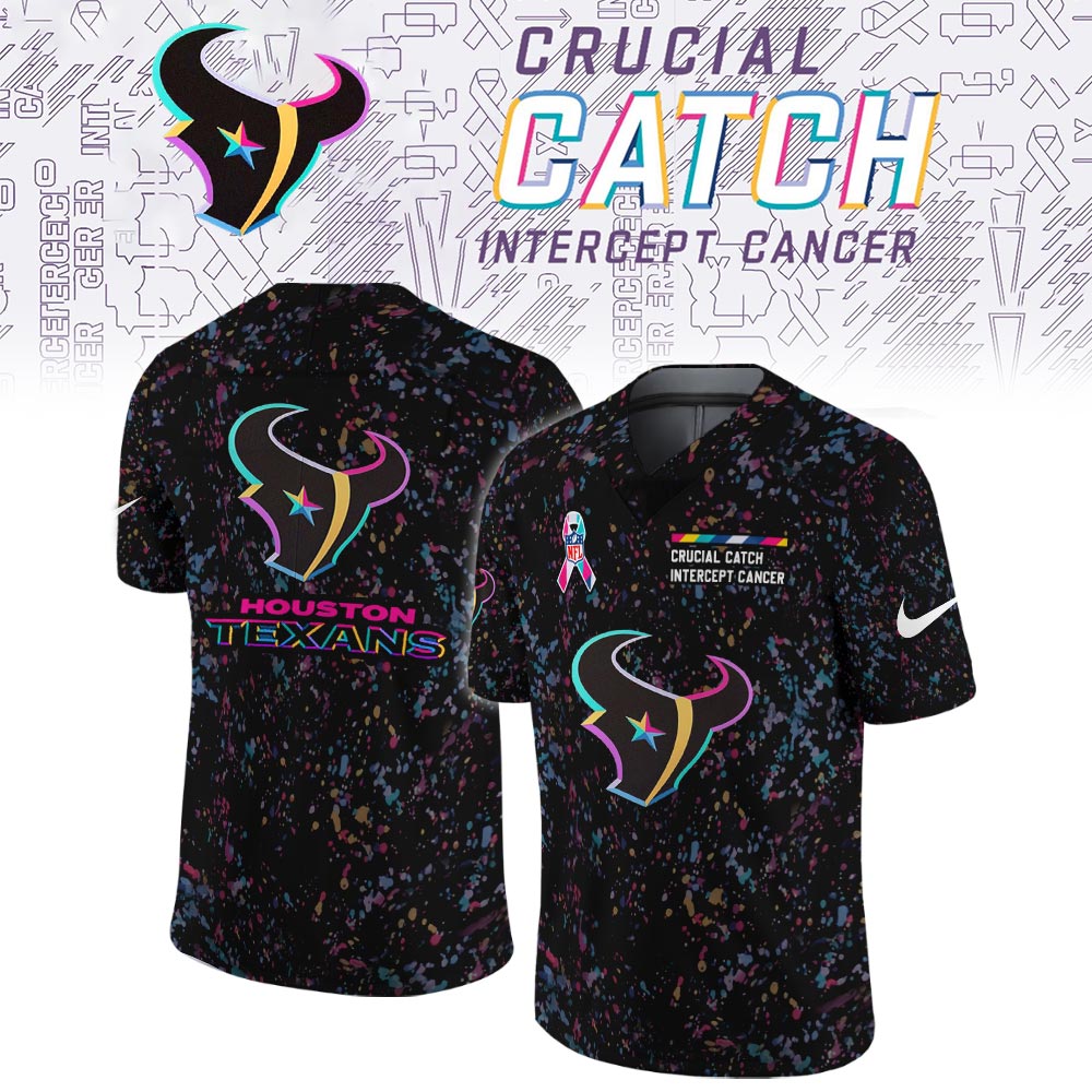Houston Texans Crucial Catch Limited Football Jersey