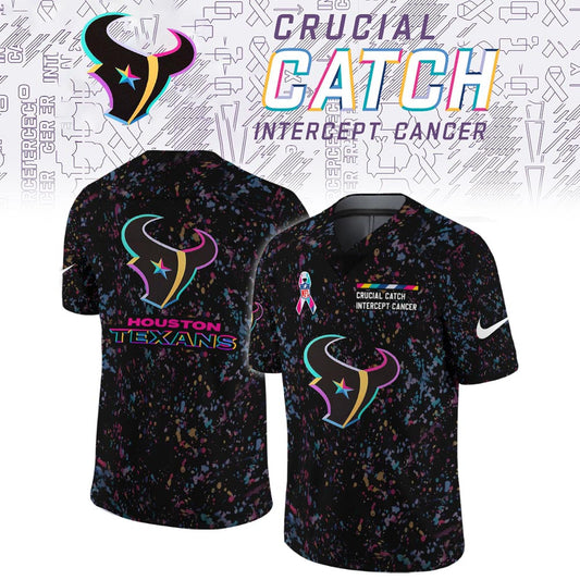 Houston Texans Crucial Catch Limited Football Jersey