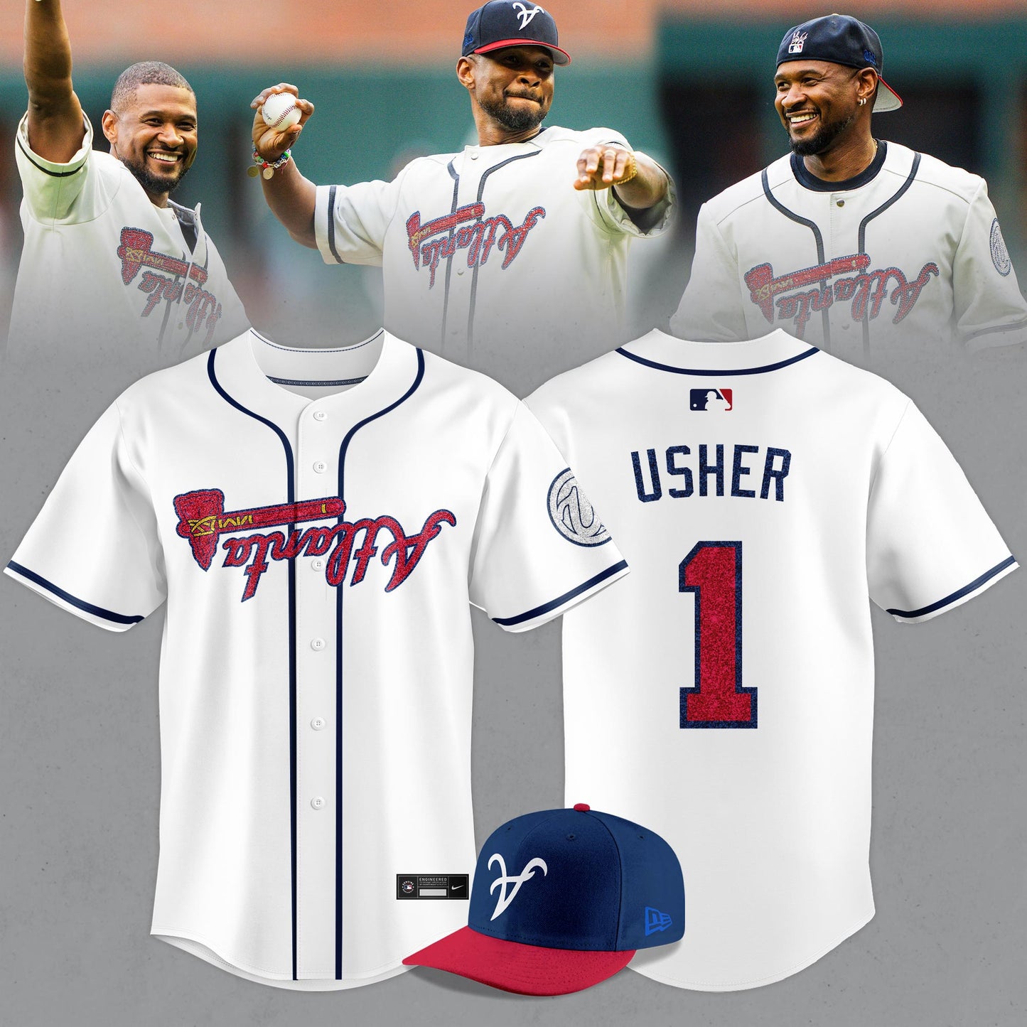 Atlanta Braves Usher Night Limited Edition Jersey 2025