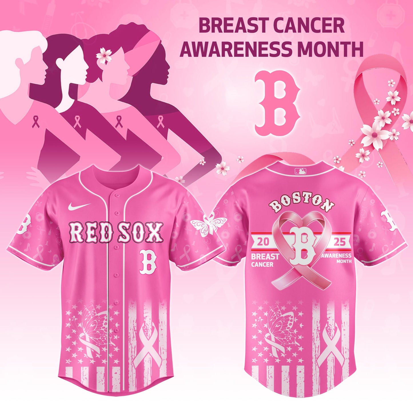 BOS Special Breast Cancer Awareness Month Limited Edition Jersey