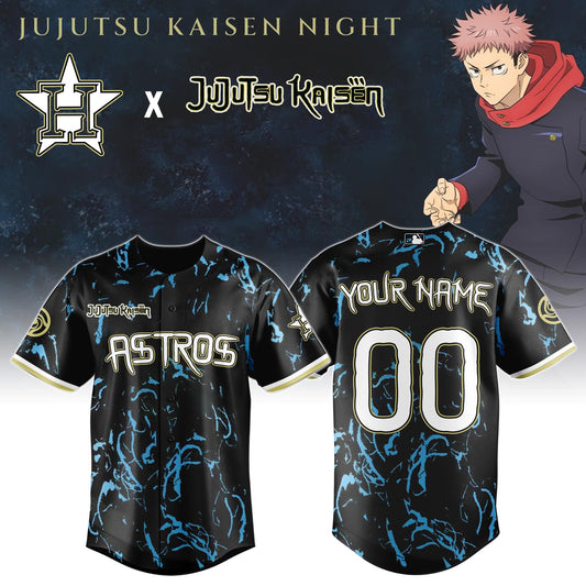 Houston Astros x Jujutsu Kaisen Night Jersey Limited