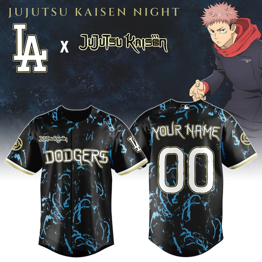 Los Angeles Dodgers x Jujutsu Kaisen Night Jersey Limited