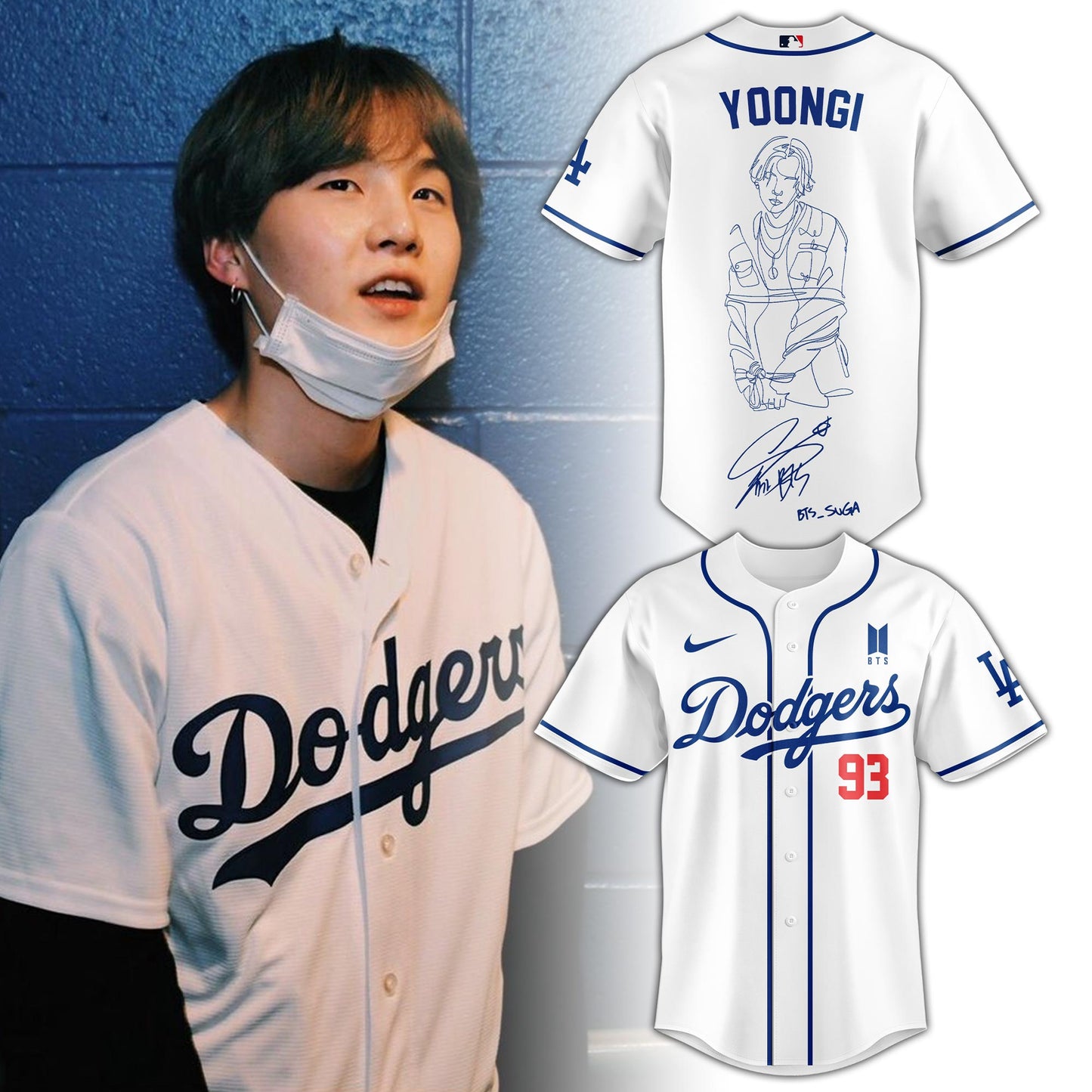 LAD x BTS Min Yoongi 2025 Special Edition Jersey