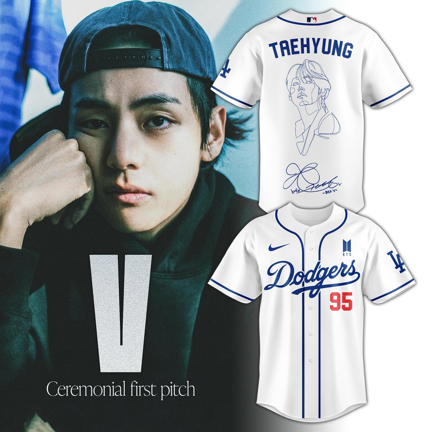 LAD x BTS V Kim Taehyung 2025 Special Edition Jersey