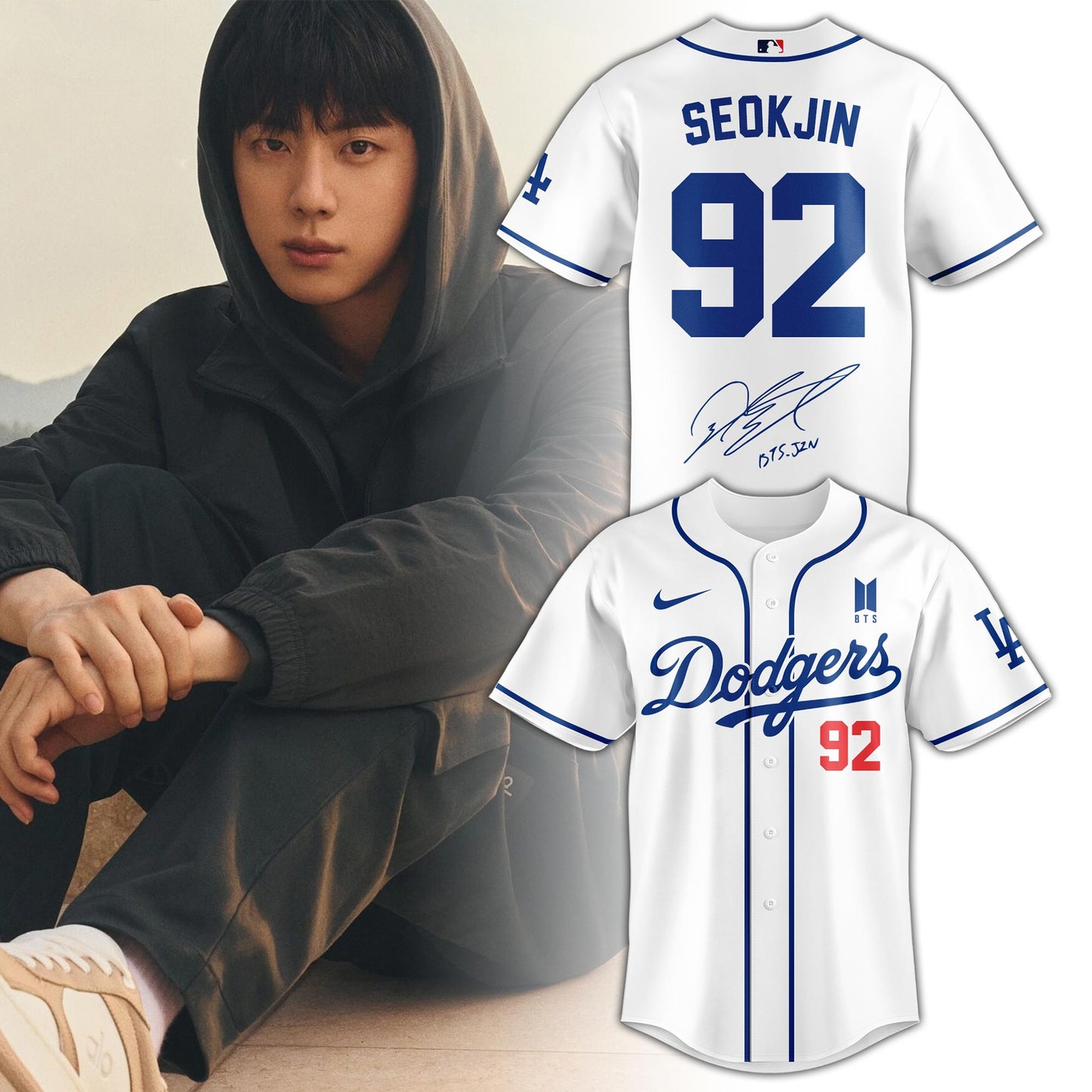 LAD x BTS Kim Seokjin 2025 Special Edition Jersey