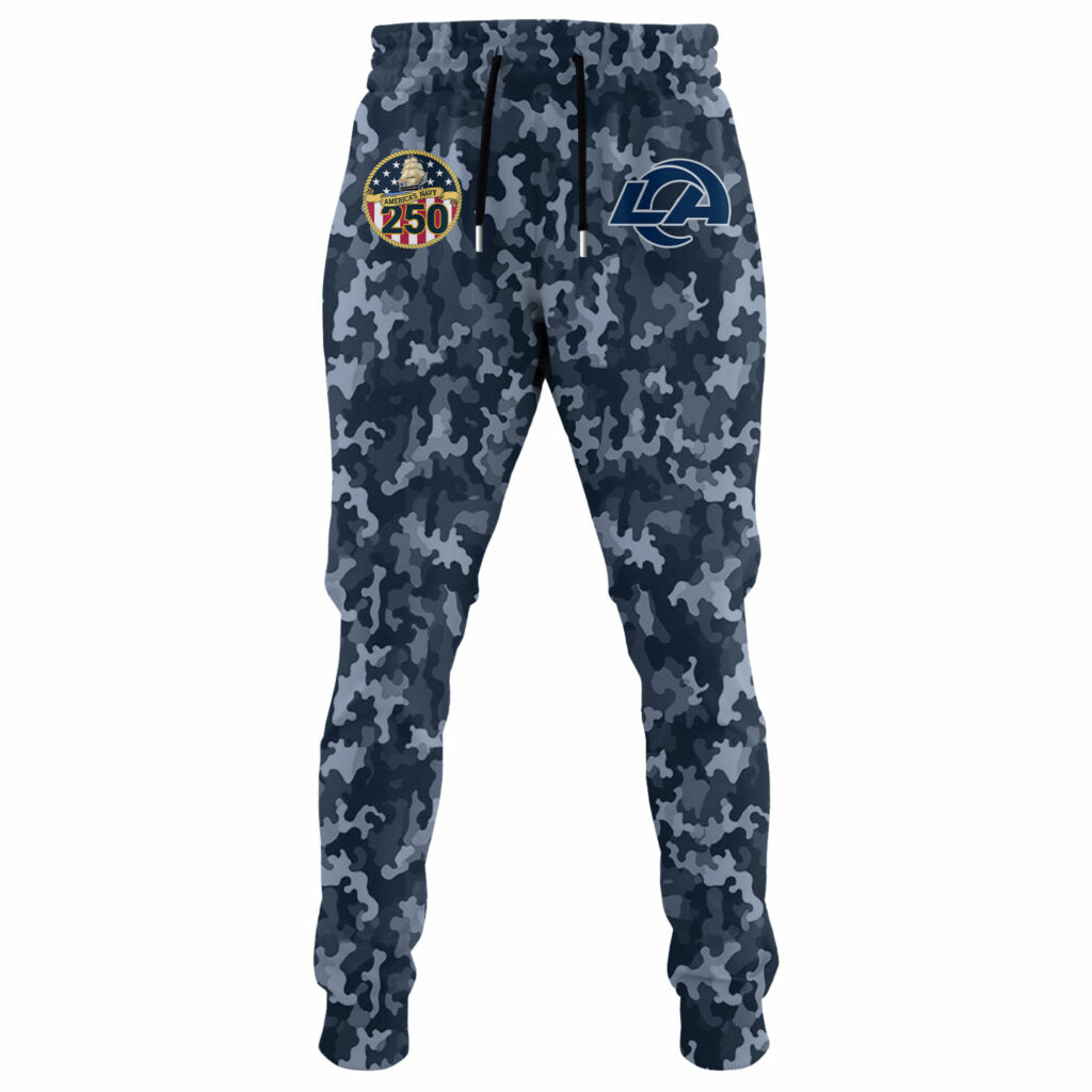 Los Angeles Rams Navy 250th Birthday Hoodie Limited Edions