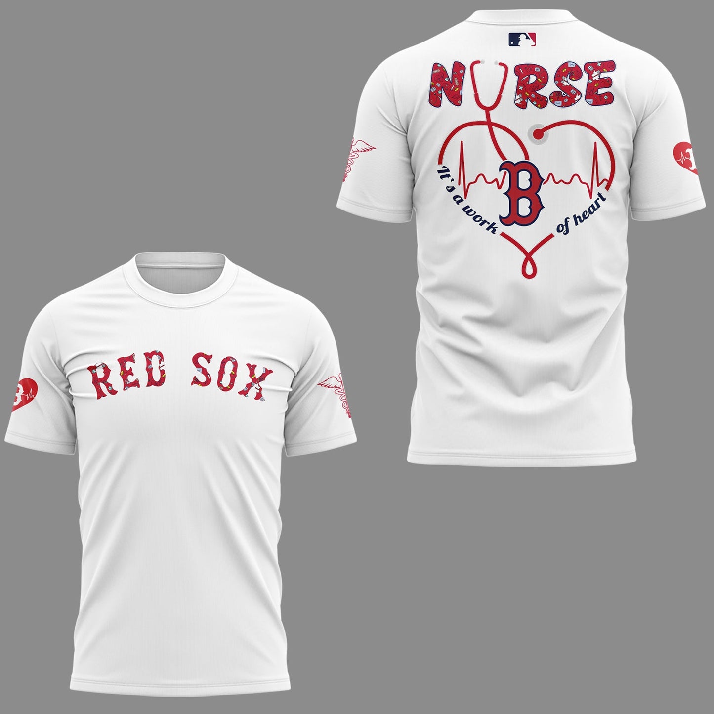 Limited Edition Red Sox Baseball NURSES NIGHT TShirt