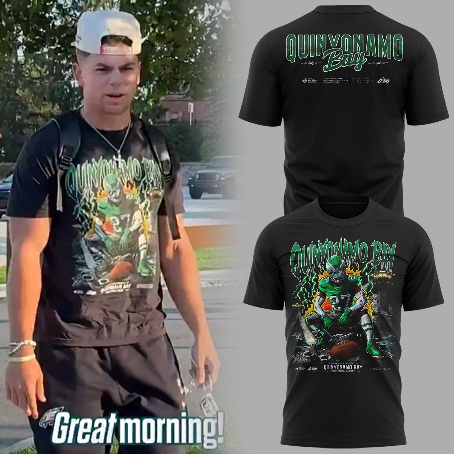 Limited Edition Quinyonamo Bay Part 2 Black TShirt