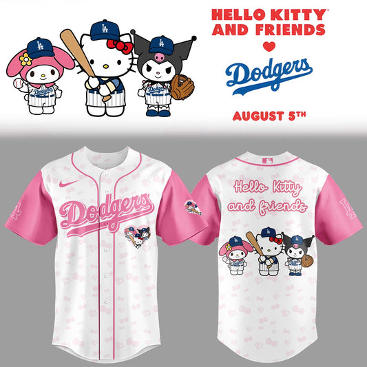 Los Angeles Dodgers x Hello Kitty Night Game Limited Edition Jersey 2025