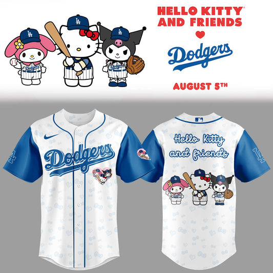 Los Angeles Dodgers x Hello Kitty Night Game Limited Edition Jersey 2025