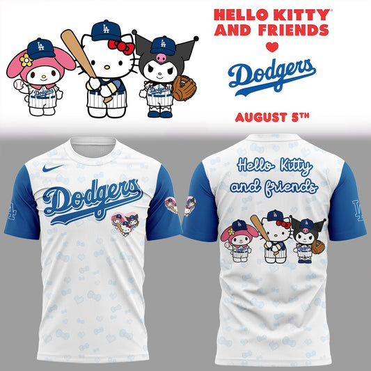 Los Angeles Dodgers x Hello Kitty Night Game Limited Edition 2025 T-shirt