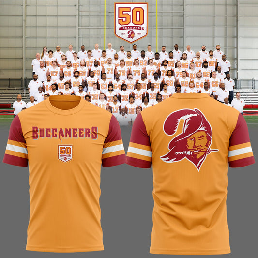Limited Edition Buccaneers 50th Seasons Shirt