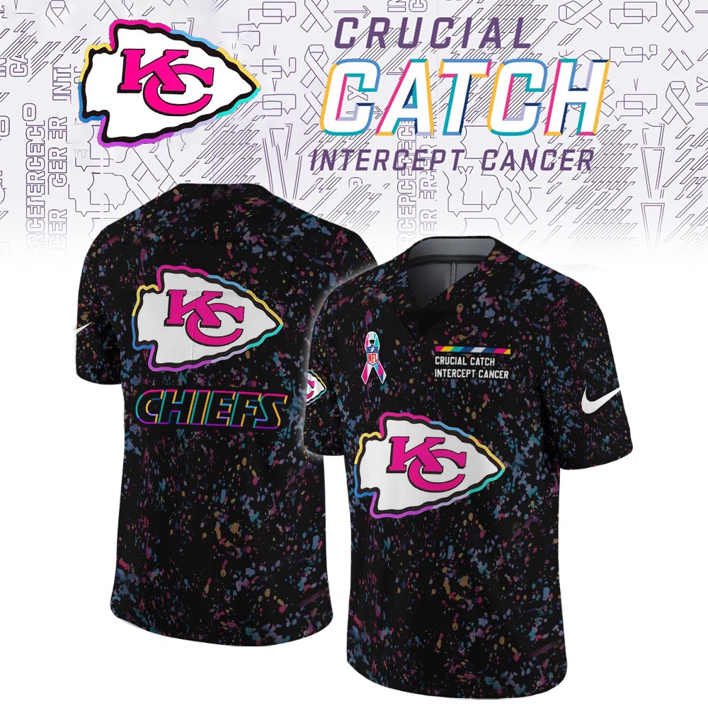 Kansas City Chiefs Crucial Catch Limited Football Jersey