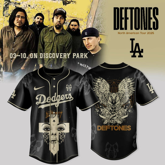 Los Angeles Dodgers X DEFTONES 2025 Jersey