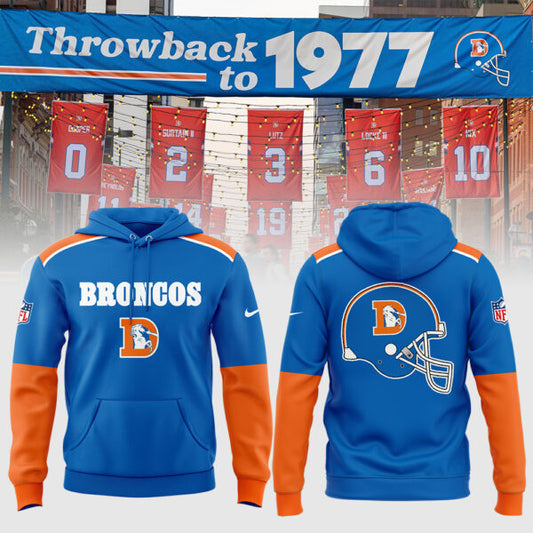 Denver Broncos NFL 2024 Nike Limited Throwback To 77 Hoodie
