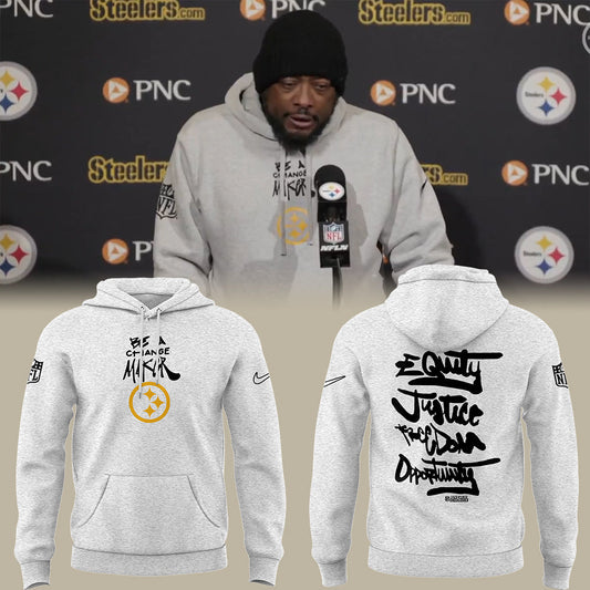 Pittsburgh Steelers " Be a Change Maker" Hoodie-LL1216241010