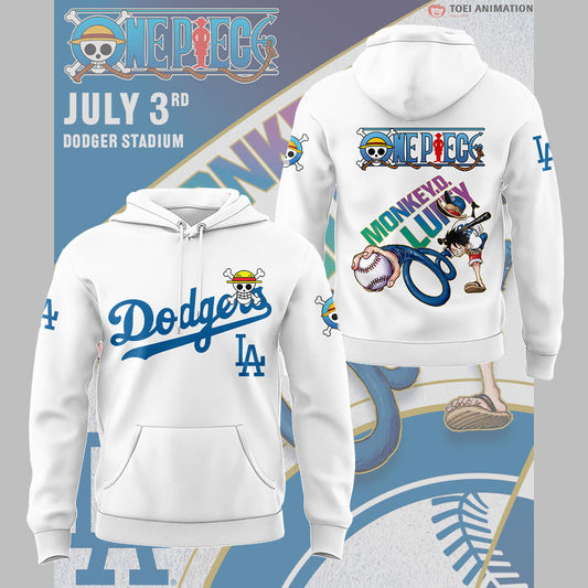 Los Angeles Dodgers x ONE PIECE Night Hoodie