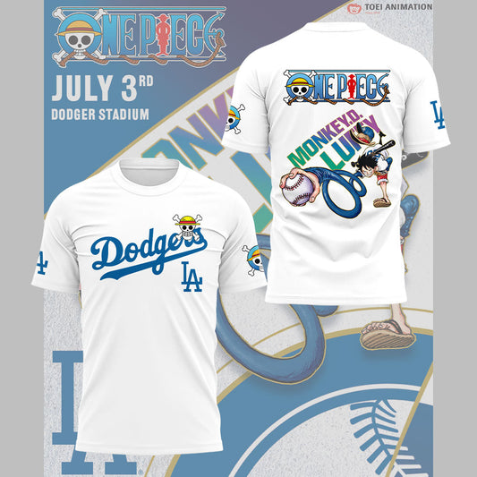 Los Angeles Dodgers x ONE PIECE Night Tshirt