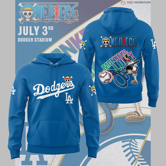 Los Angeles Dodgers x ONE PIECE Night Hoodie