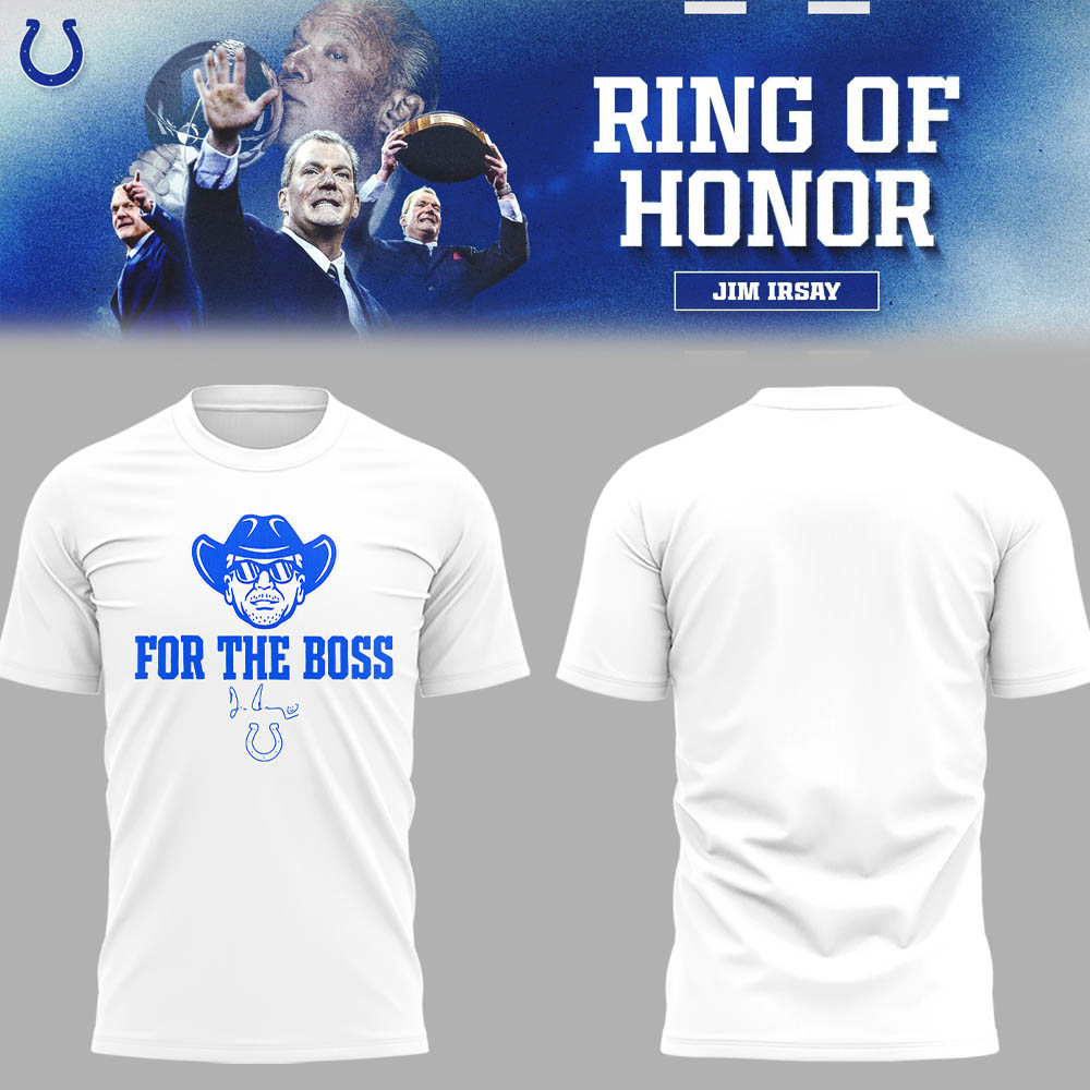 Limited Edition Indianapolis Colts "Honoring the memory of Jim Irsay" Shirt-LL25090710026