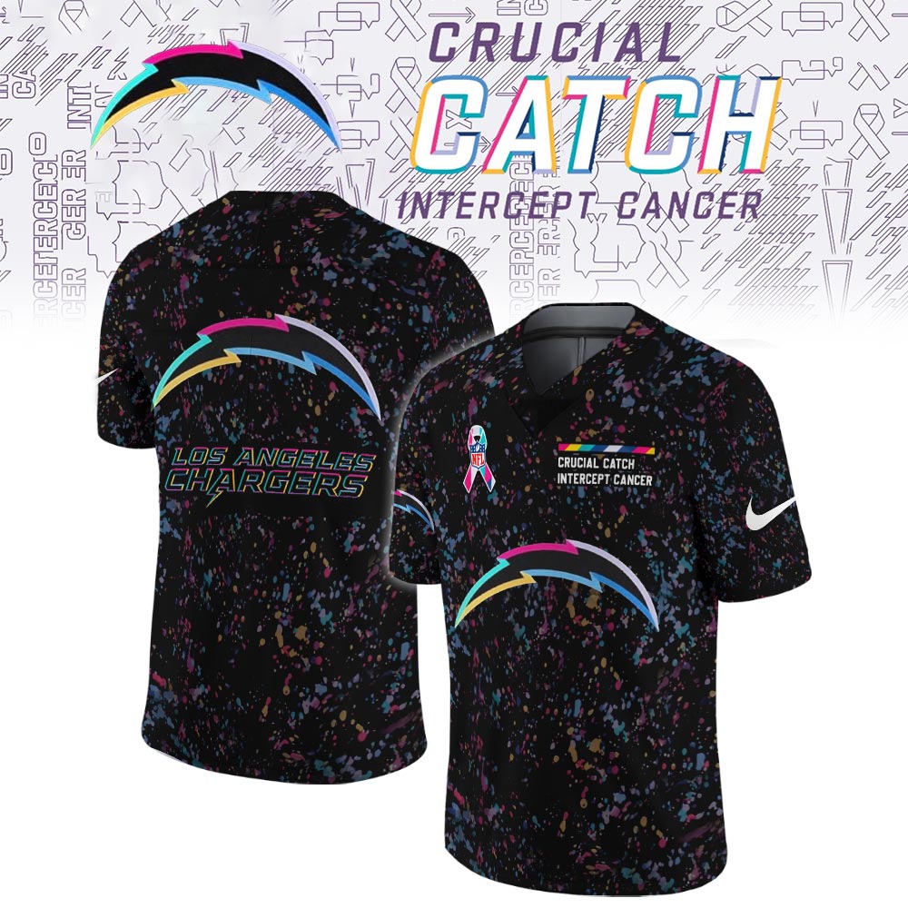 Los Angeles Chargers Crucial Catch Limited Football Jersey