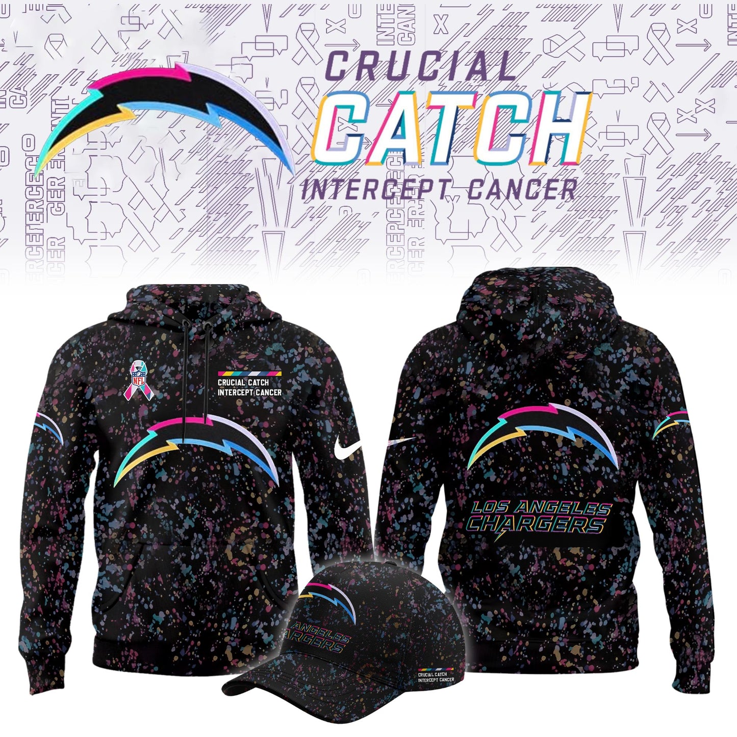 Los Angeles Chargers Crucial Catch Limited Hoodie