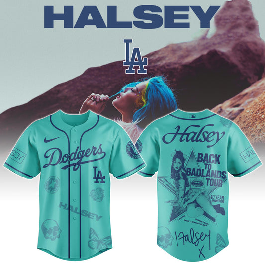 Los Angeles Dodgers x Halsey “Back to Badlands Tour” Jersey Editions Limited +Selling Out Fast