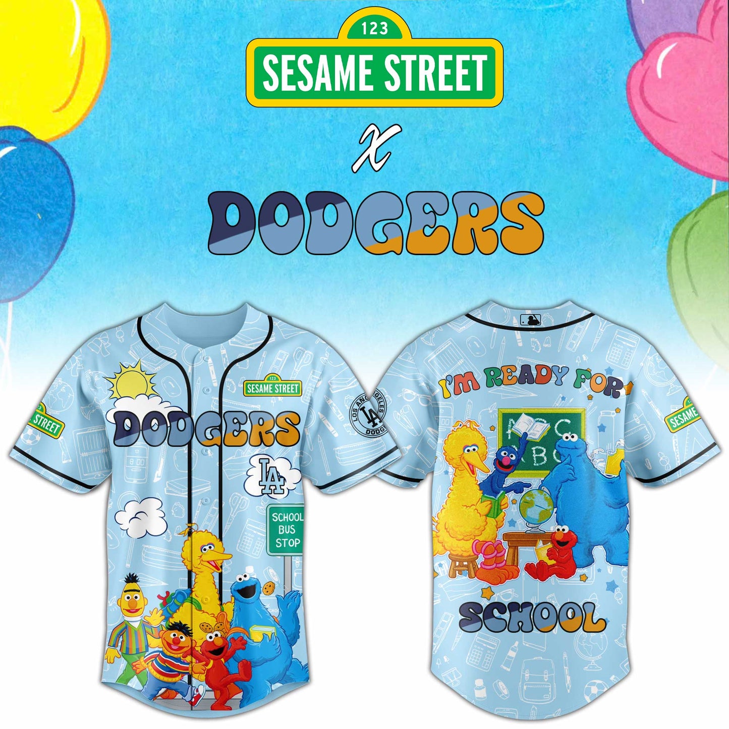 Dogers x Sesame Back to School Jersey