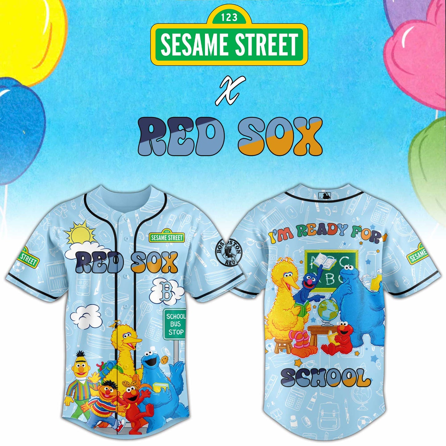 Red Sox x Sesame Back to School Jersey