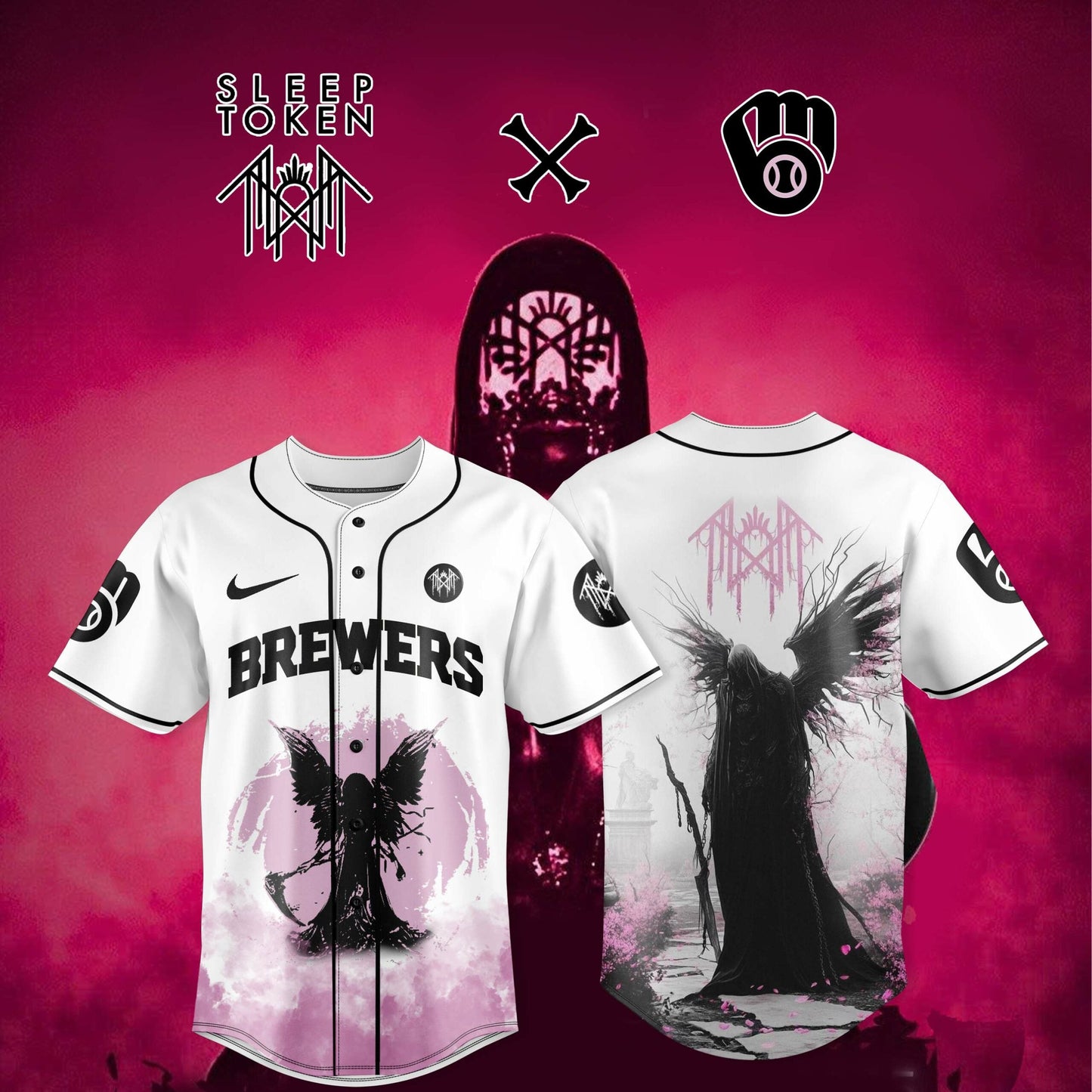 Milwaukee Brewers X Sleep Token: Even in Arcadia Tour Merch