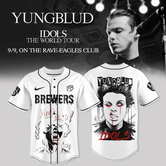 Milwaukee Brewers X YUNGBLUD: IDOLS THE WORLD TOUR – NA TOUR Merch