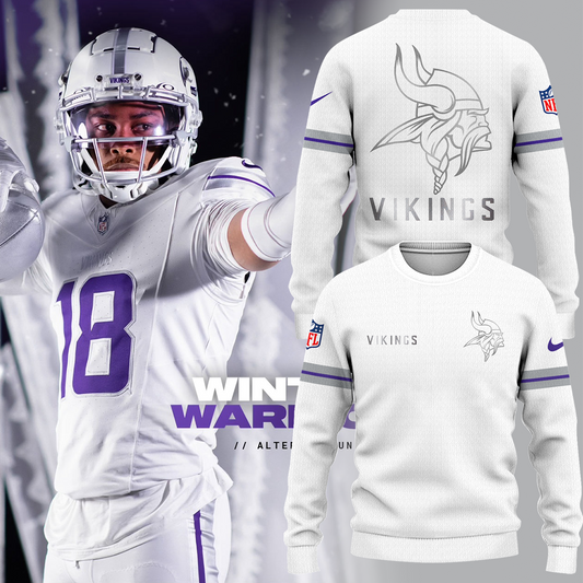 Minnesota Vikings Limited Edition “Winter Warrior” “Winter Warrior” 2024 Sweater-PU14062402