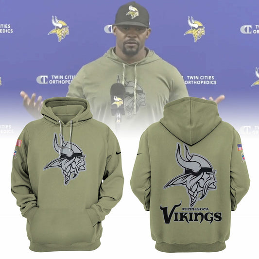 Minnesota Vikings 2024 Limited Edition “Winter Warrior” Veteran Hoodie