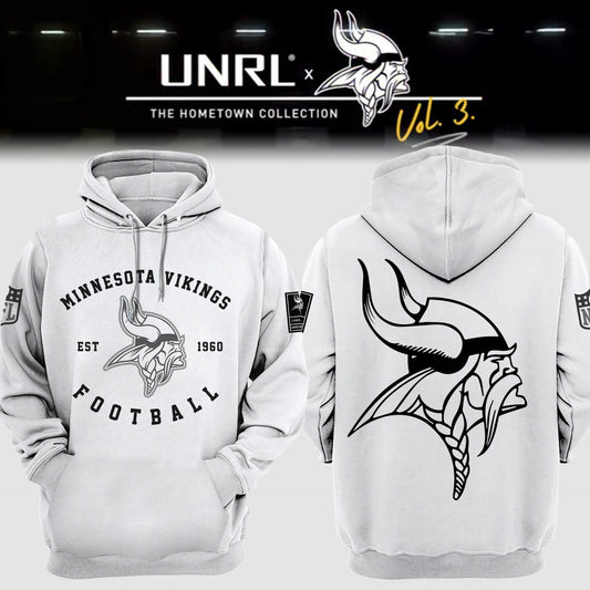 Minnesota Vikings 2024 Limited Edition “Winter Warrior” UNRL Vol 3 Hoodie