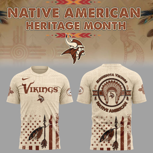 Limited Edition Viking Native American Heritage Month 2025 Tshirt