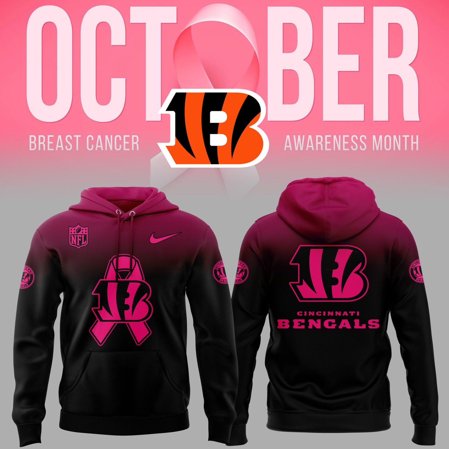 Cincinnati Bengals Crucial Catch Limited Hoodie