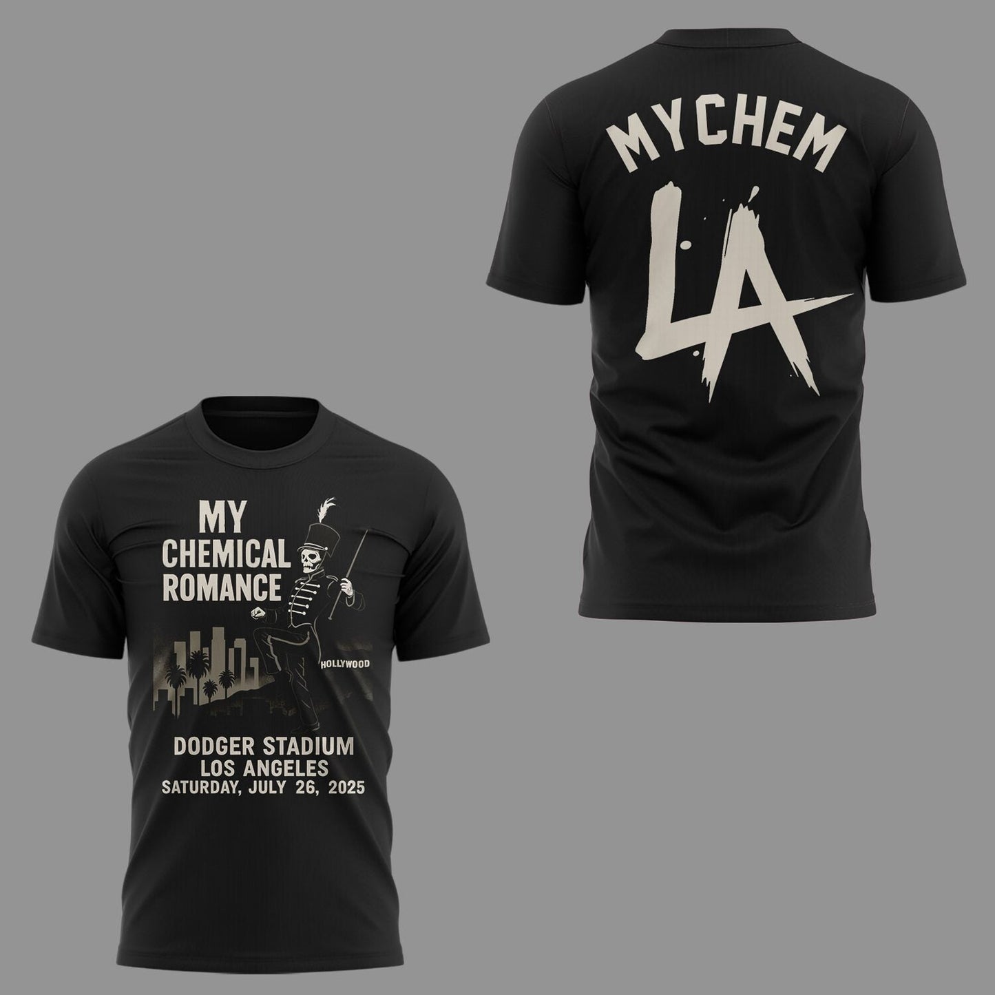 Limited Edition “Long Live: The Black Parade Tour 2025 x LA” Tshirt