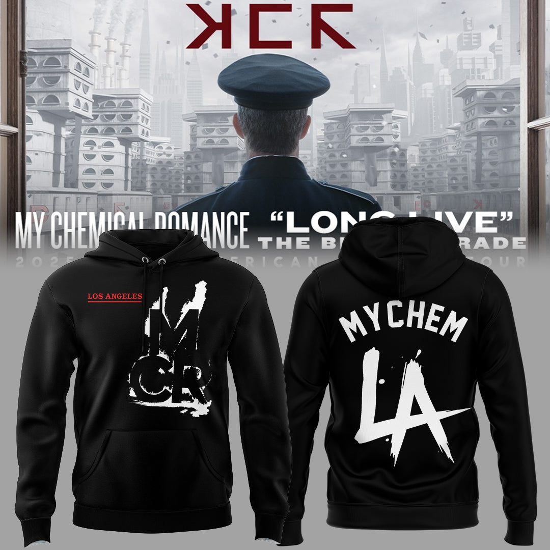 Limited Edition “Long Live: The Black Parade Tour 2025 x LA” Hoodie