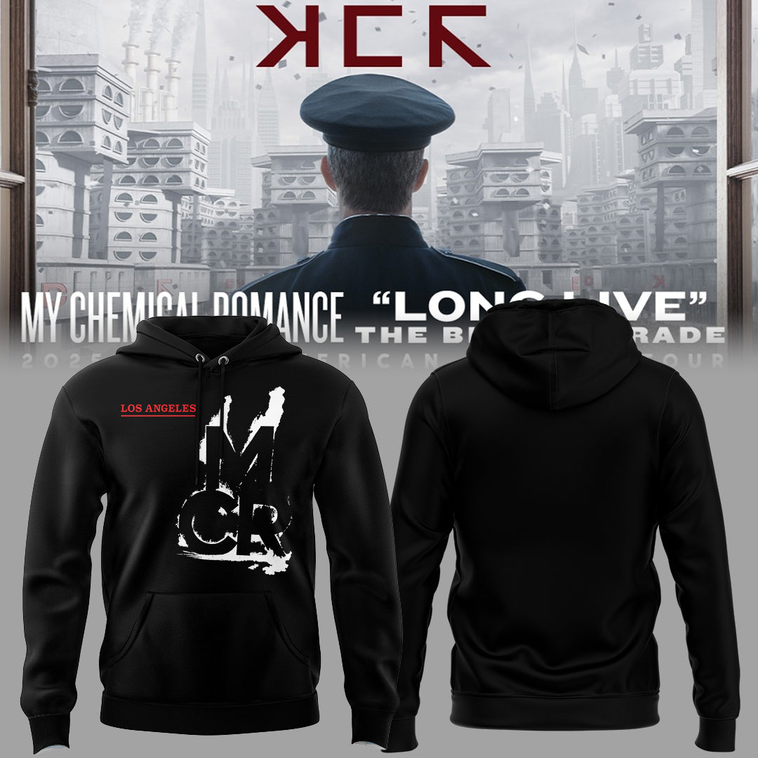 Limited Edition “Long Live: The Black Parade Tour 2025 x LA” Hoodie