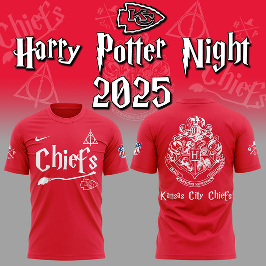 Kansas City Chiefs Harry Potter 2025 Combo Tshirt