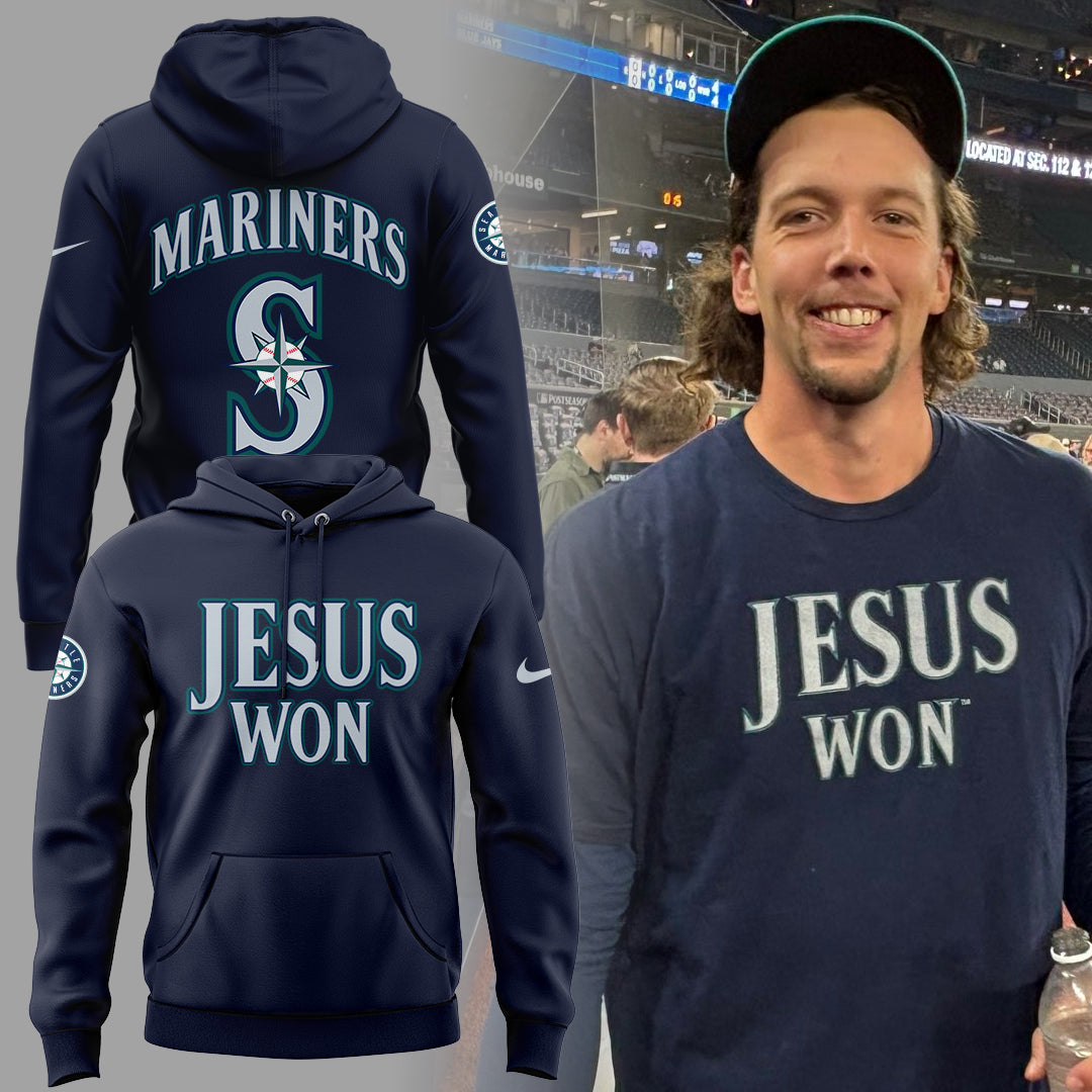 Limited Edition Mariners JESUS WON Hoodie